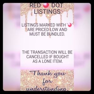 🔴 RED DOT SALE 🔴 idea courtesy of @mona410